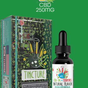 CBD  (250 MG) Tincture With  Live Resin 30 Ml