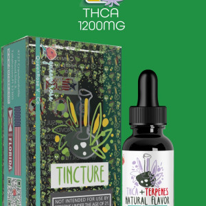 THCA (1200MG)  TINCTURE WITH Live Resin  30 Ml
