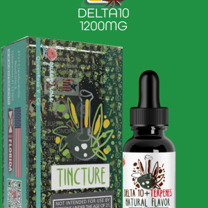DELTA 10 (1200 MG) Tincture With Live Resin 30 Ml