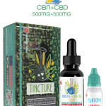 CBN ( 500 MG) + CBD ( 500 MG) + Melatonin Tincture With  Live Resin  (For Sleep) 30 Ml