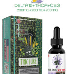 AM { THCA (200 MG ) + DELTA 10 ( 200 MG)  +  CBG (200 MG ) } Tincture With Live Resin 30 Ml