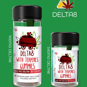 DELTA 8 GUMMEIS With Live Resin 18 Count  25 OZ & 30 Count  42 OZ
