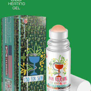 5000 Mg CBD Heating Gel Pain Relieving 60 Ml