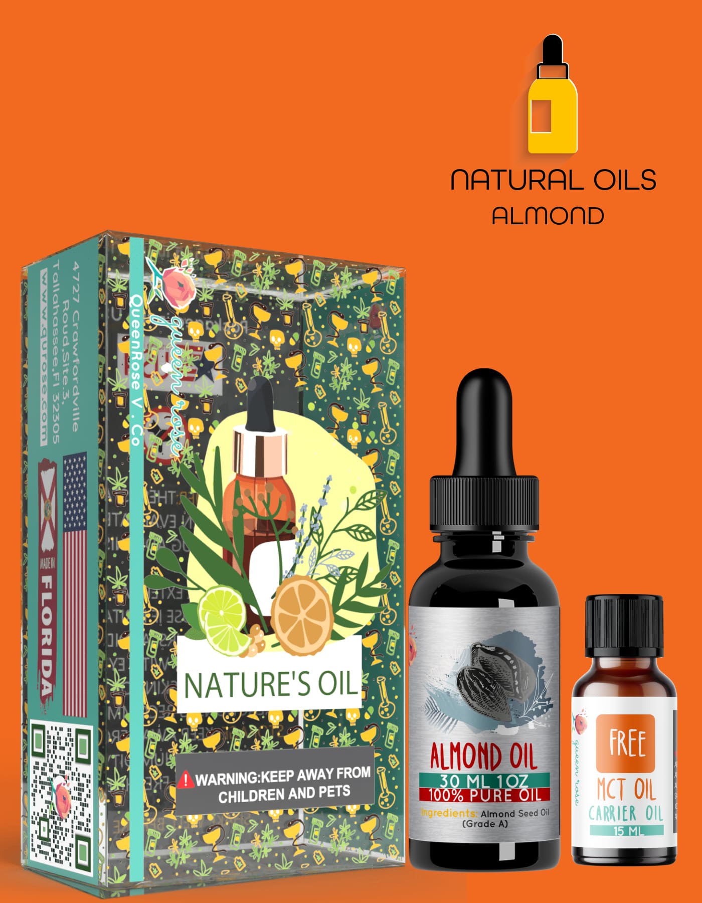 ALMOND OIL 30 ML & 60 ML