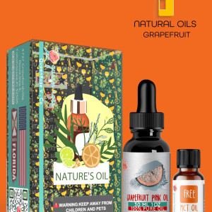 GRAPEFRUIT PINK ESSENTIAL OIL  30 Ml & 60 Ml