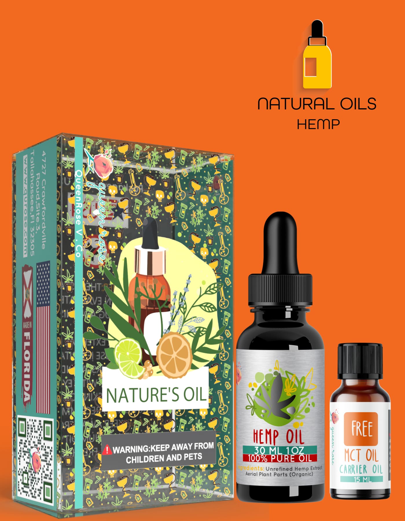 HEMP SEED OIL  30 Ml &  60 Ml
