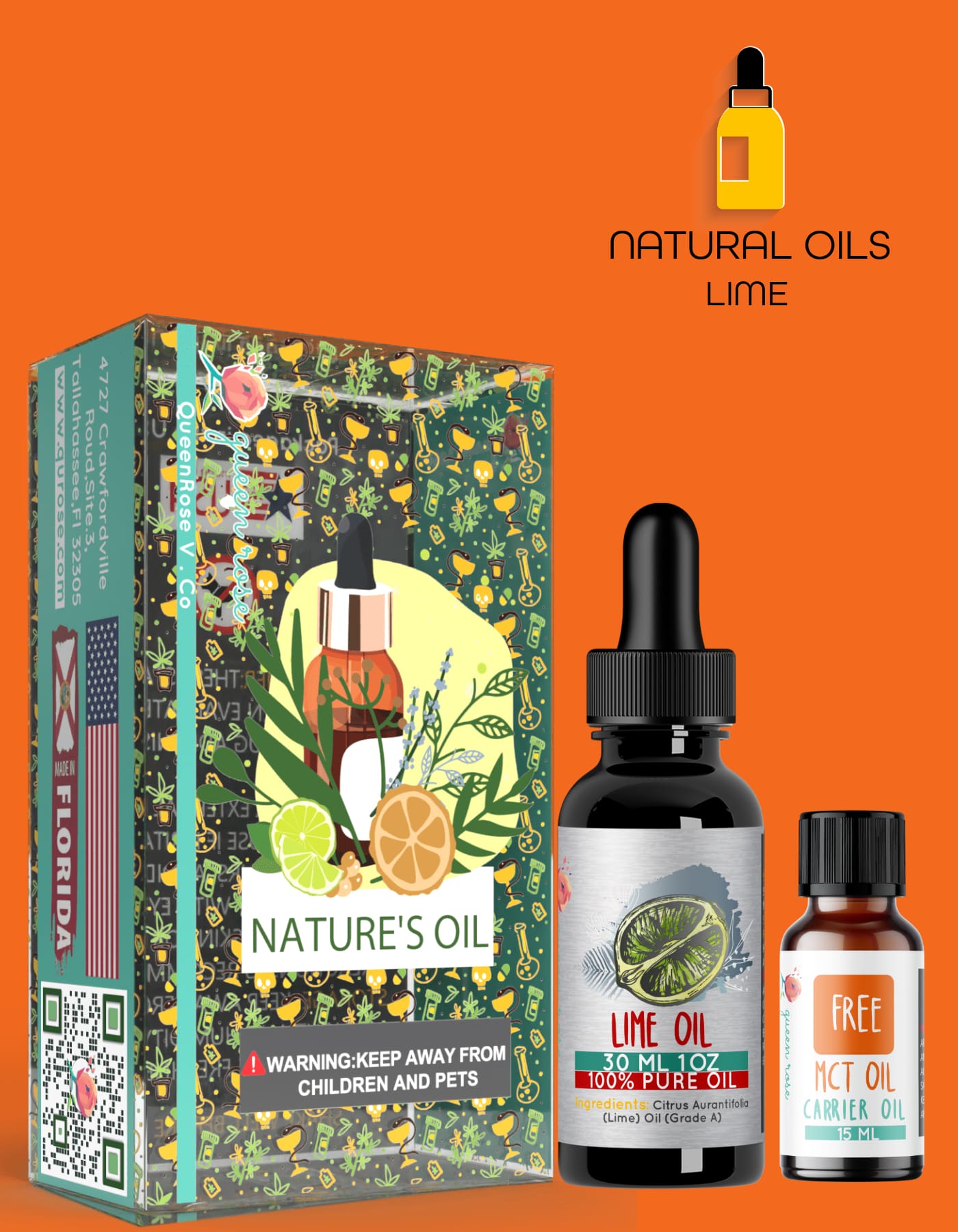 LIME ESSENTIAL OIL   30 Ml  &  60  Ml