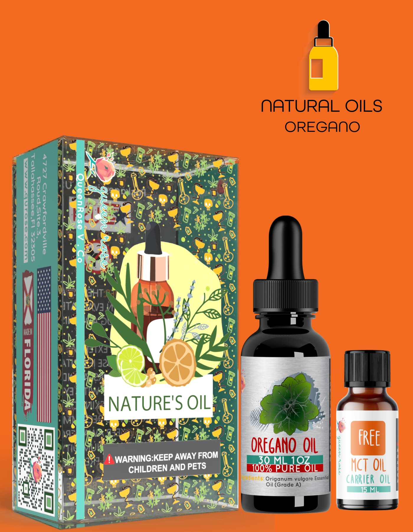 OREGANO ESSENTIAL OIL  30 Ml & 60 ML