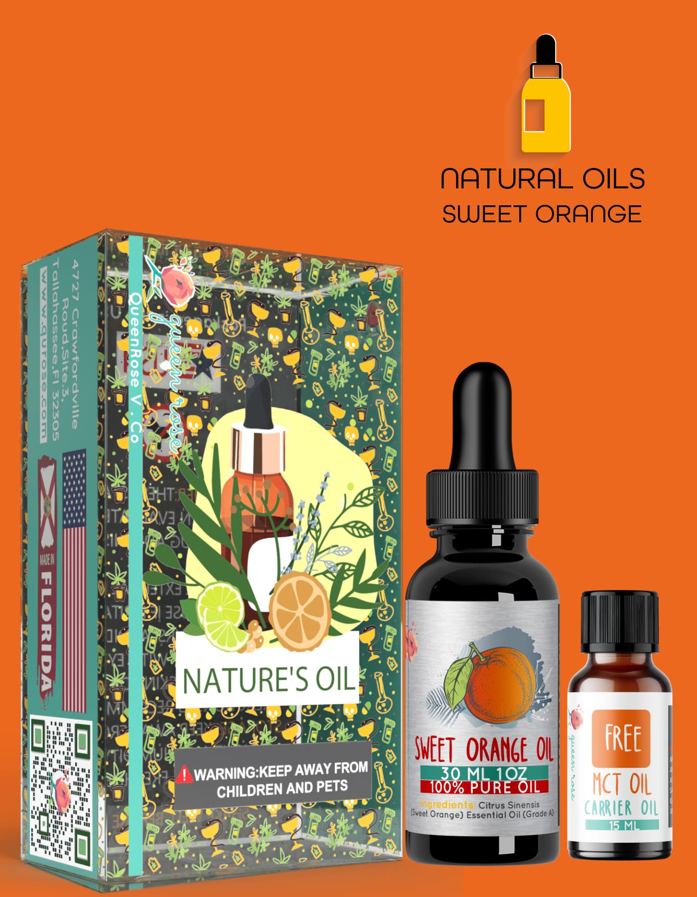 SWEET ORANG ESSENTIAL OIL  30 Ml & 60 Ml