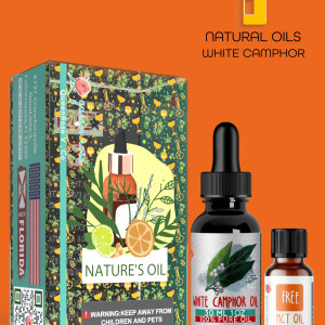 WHITE CAMPHOR ESSENTIAL OIL   30 Ml  &   60 Ml