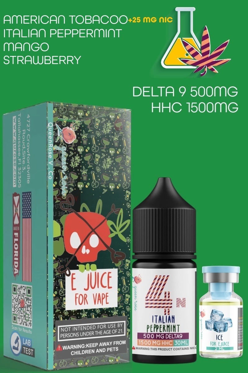HHC (1500 MG) + DELTA9 (500 MG)  E JUICE FOR VAPE 30 ML