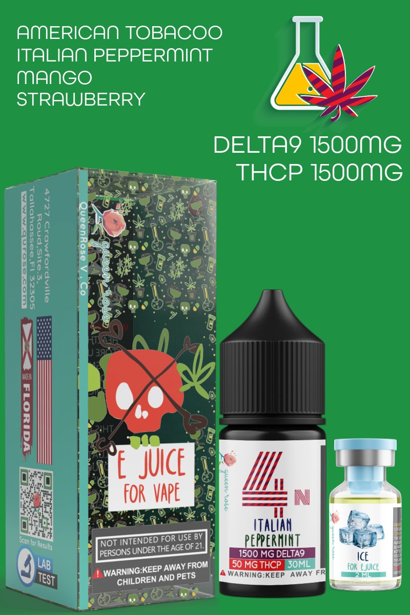 THCP (50 MG) +DELTA9 (1500MG)  E JUICE FOR VAPE  30 ML