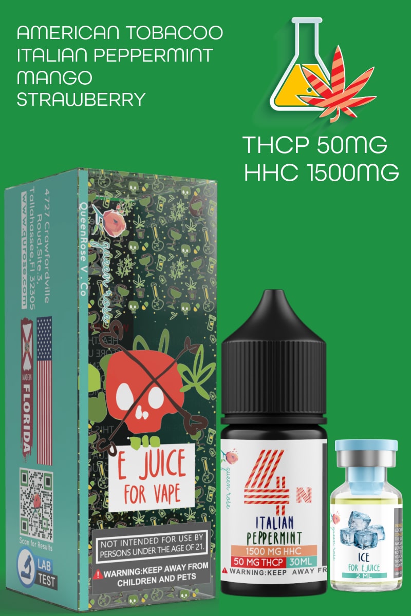 THCP (50 MG) + HHC (1500MG)  E JUICE FOR VAPE  30 ML