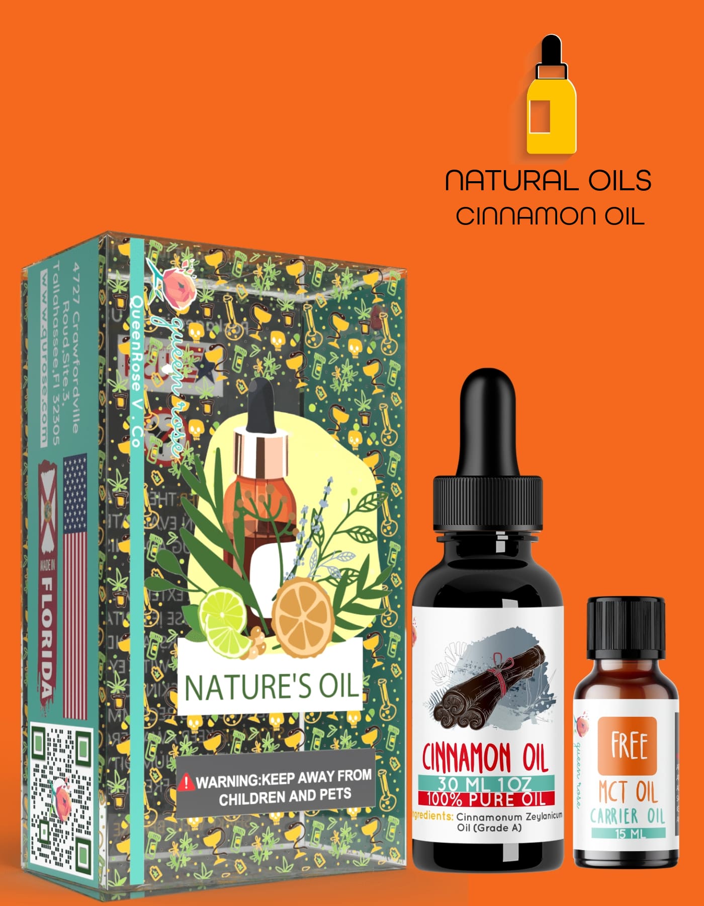 CINNAMON ESSENTIAL OIL  30 ML & 60 ML