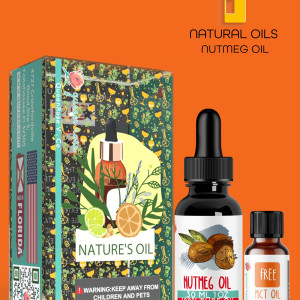 NUTMEG  ESSENTIAL  OIL 30 ML & 60 ML
