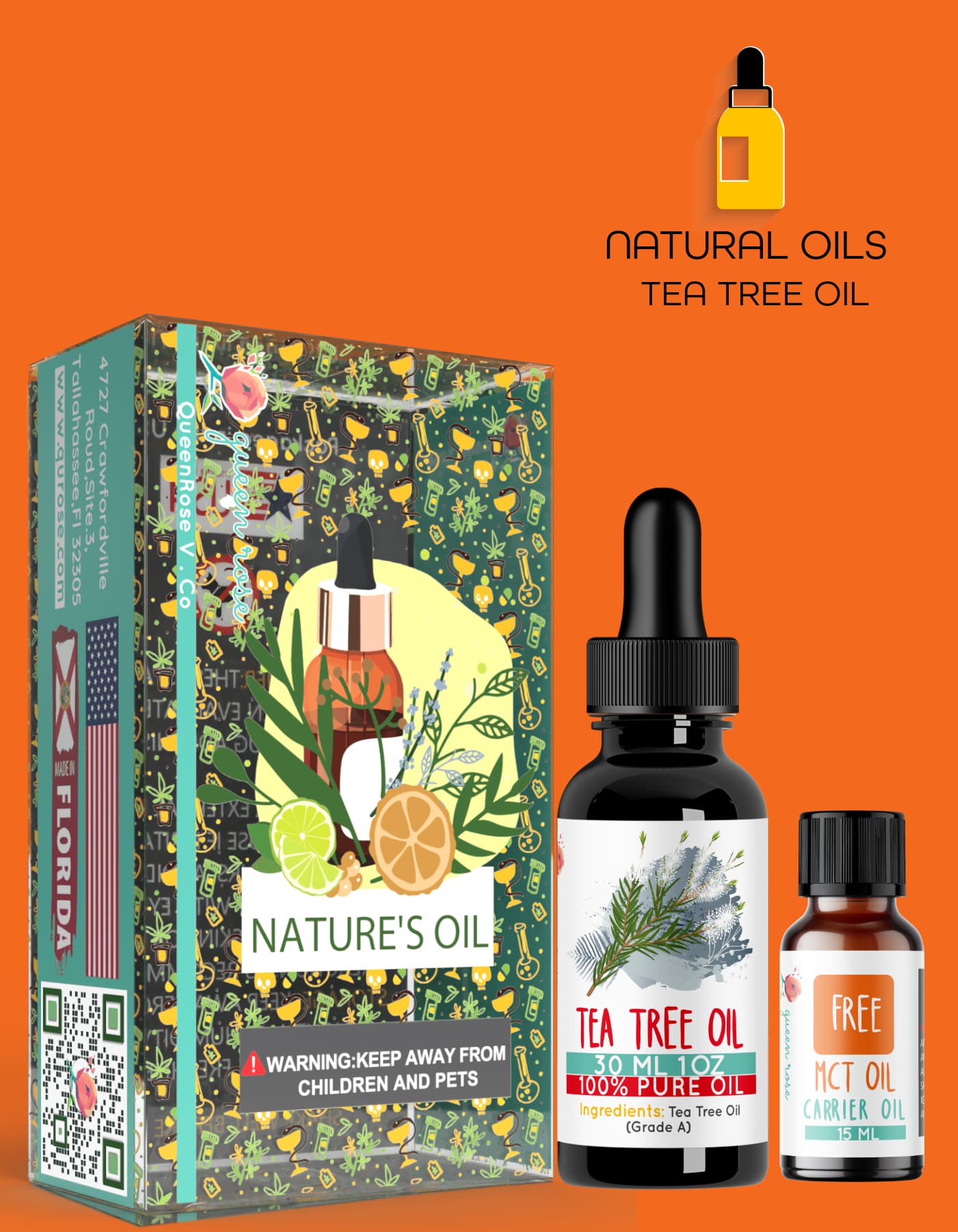 TEA TREE  ESSENTIAL  OIL 30 ML & 60 ML