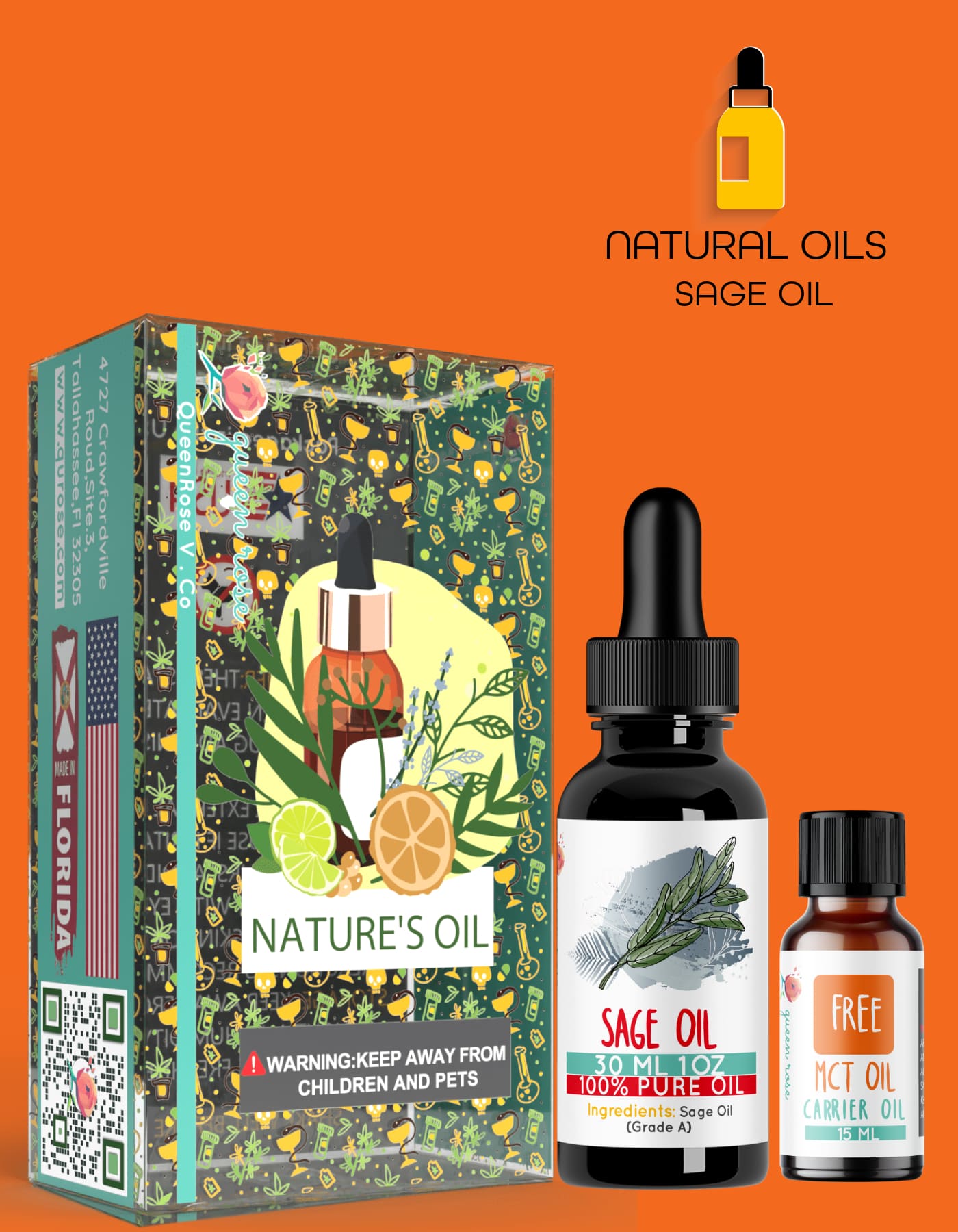 SAGE  ESSENTIAL  OIL 30 ML & 60 ML