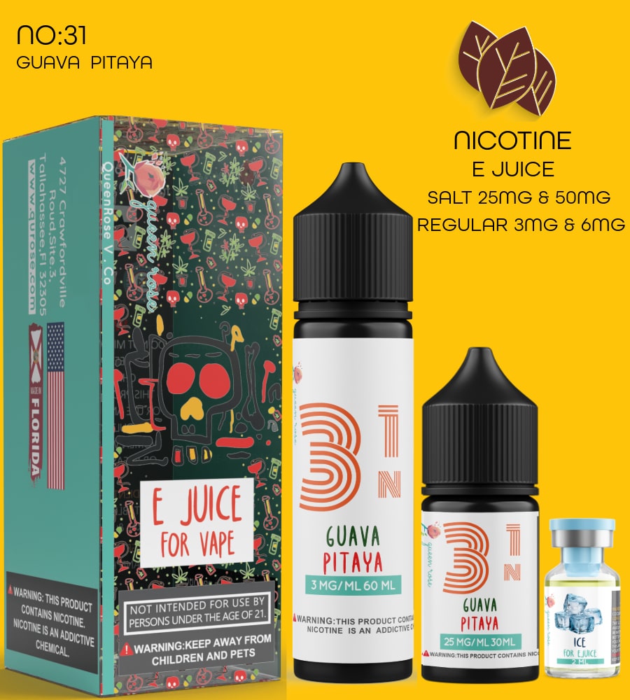 GUAVA PITAYA E JUICE FOR VAPE NO:31