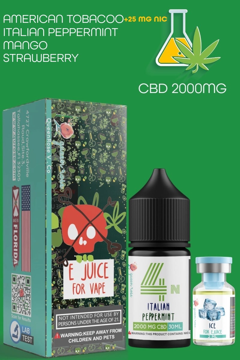 CBD  (2000 MG)   E JUICE FOR VAPE  30 ML