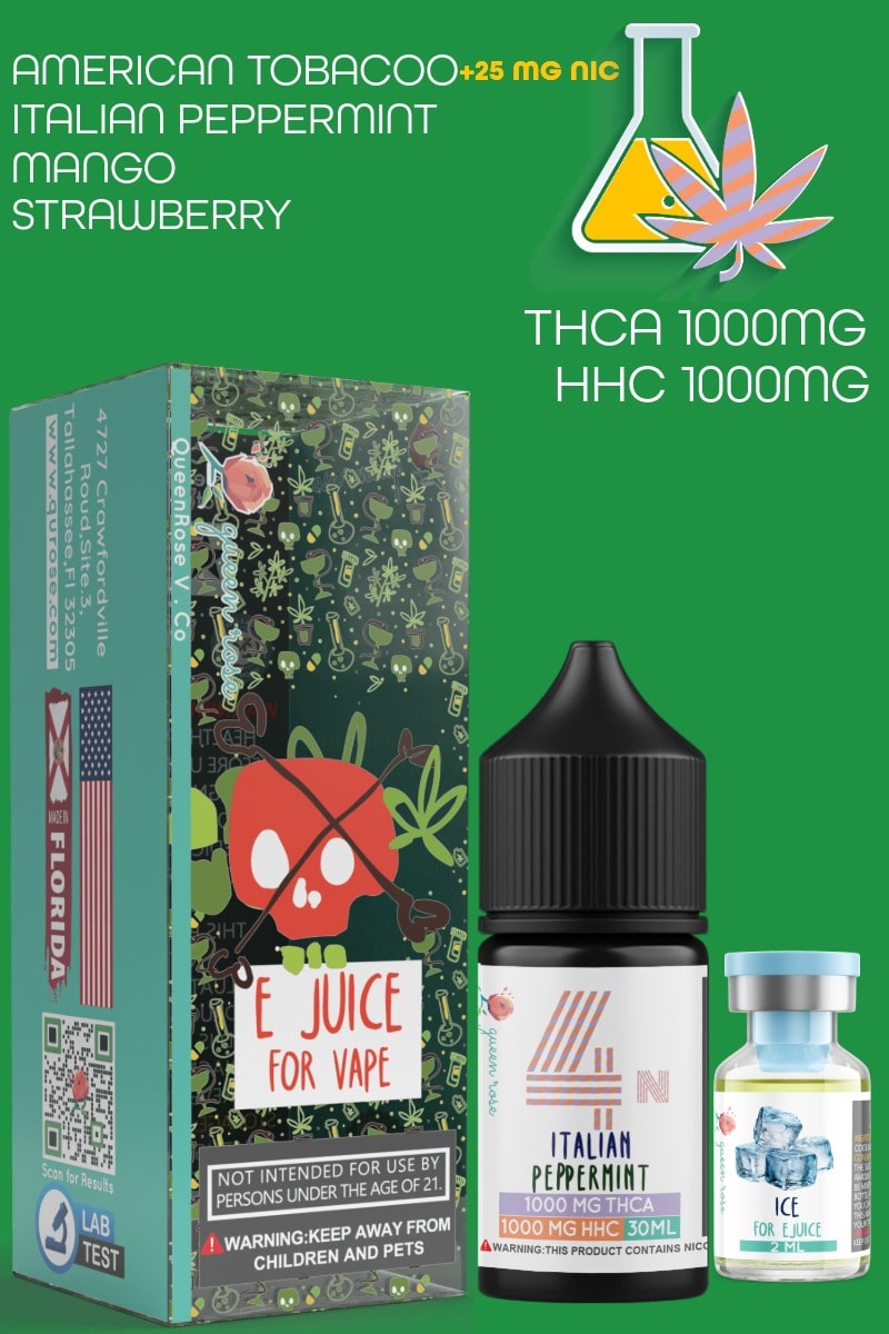 THCA (1000 MG) + HHC (1000 MG)  E JUICE FOR VAPE 30 ML