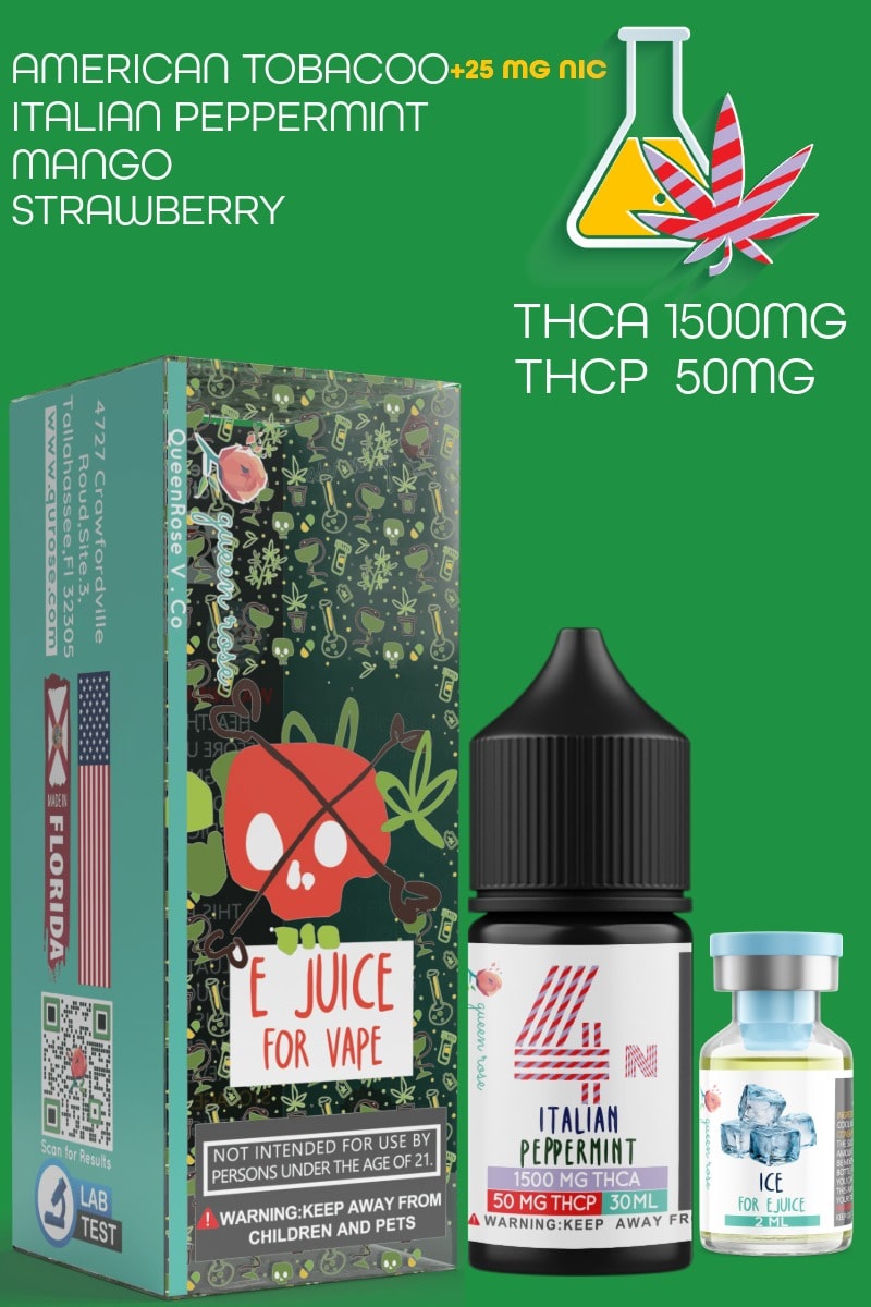 THCP (50 MG) +THCA (1500MG)  E JUICE FOR VAPE  30 ML