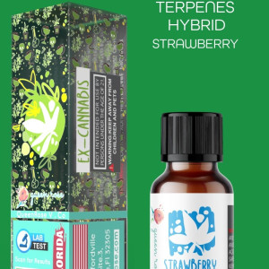 STRAWBERRY HYBRID NATURAL TERPENES ( READY FOR MIXING ) 5ML - 10 ML - 15ML