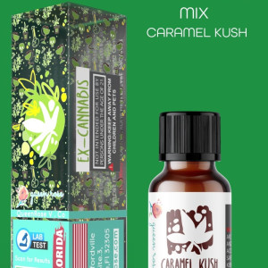 CARAMEL KUSH MIX NATURAL TERPENES WITH LIVE RESIN ( READY FOR MIXING ) 5ML - 10 ML - 15ML