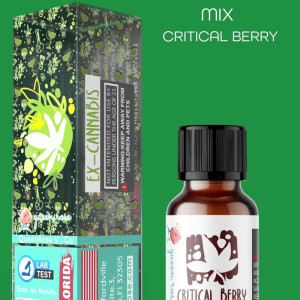 CRITICAL BERRY MIX NATURAL TERPENES WITH LIVE RESIN ( READY FOR MIXING ) 5ML - 10 ML - 15ML