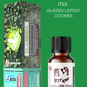 GLAZED LEMON COOKIES MIX NATURAL TERPENES WITH LIVE RESIN ( READY FOR MIXING ) 5ML - 10 ML - 15ML