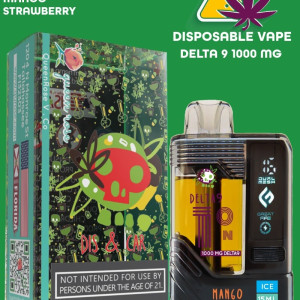 WATER-BASED VAPE DELTA 9 (1000 MG) 20000 PUFFS WITH ICE OR WITHOUT ICE 15 ML