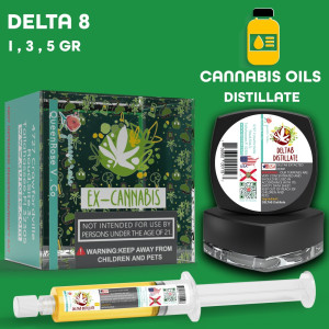 DELTA 8 DISTILLATE 1-3-5 Gr